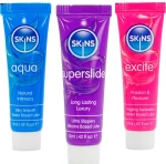 SKINS - VITAL LUBES KIT AQUA, SUPERSLIDE & EXCITE LUBRICANTS 3 x 12 ML