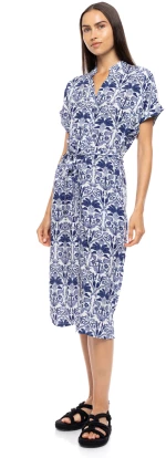 Γυναικείο Beachdress Pink Label - BLUE TROPICAL - Σεμιζιέ - Maxi - Viscose