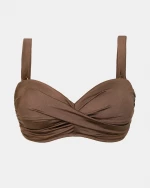 Μαγιό Σουτιέν Strapless Rock Club - Καφέ  Bikini - Μεγάλο στήθος - Cup D