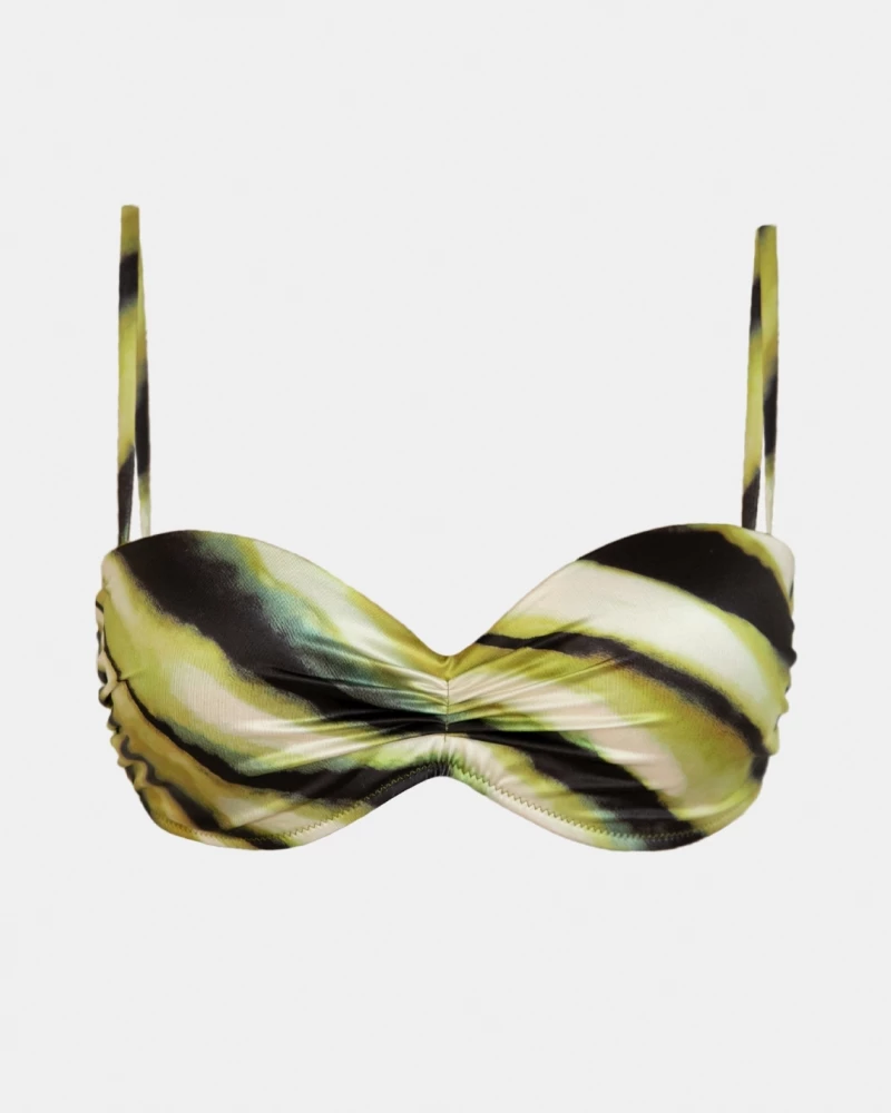 Γυναικείο Μαγιό Rock Club - Strapless  - LAGOON PRINT - Bikini push-up - Cup B