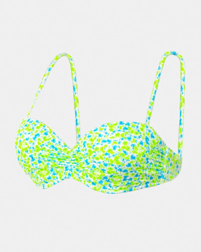 Γυναικείο Μαγιό Rock Club - Strapless  - BLOOM PRINT - Bikini push-up - Cup B