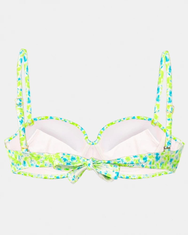 Γυναικείο Μαγιό Rock Club - Strapless  - BLOOM PRINT - Bikini push-up - Cup B