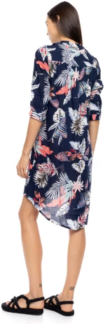 Γυναικείο Beachdress Pink Label - TROPICAL - 3/4 Μανίκι - Viscose