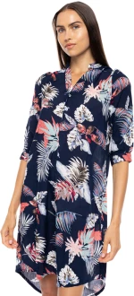 Γυναικείο Beachdress Pink Label - TROPICAL - 3/4 Μανίκι - Viscose