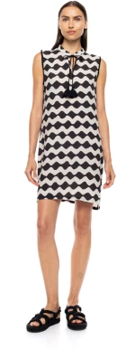 Γυναικείο Beachdress Pink Label - OFF WHITE WAVE - Αμάνικο - Viscose