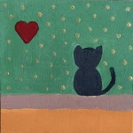 Καδράκι Star Gazing Cat