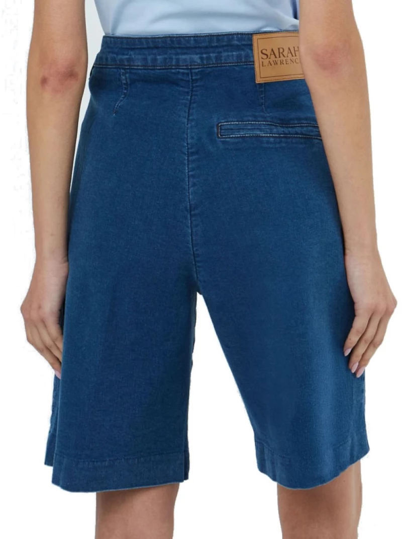 SARAH LAWRENCE Γυναικεία μπλέ τζιν βερμούδα 262-4703 BLUE