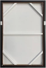 LIBERTA PLOW ΠΙΝΑΚΑΣ ΔΙΑΚΟΣΜΗΣΗΣ 60x90x4cm ΚΑΜΒΑΣ ΚΑΦΕ ΣΚΟΥΡΟ MDF