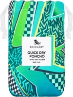 Dock & Bay Παιδικό πόντσο Quickdry 3-5 Ετών Tide Skater Microfiber 5061011625410