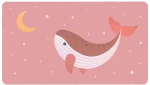 Monnëka Πετσέτα Θαλάσσης 160x90cm Pink Whale  61-93518