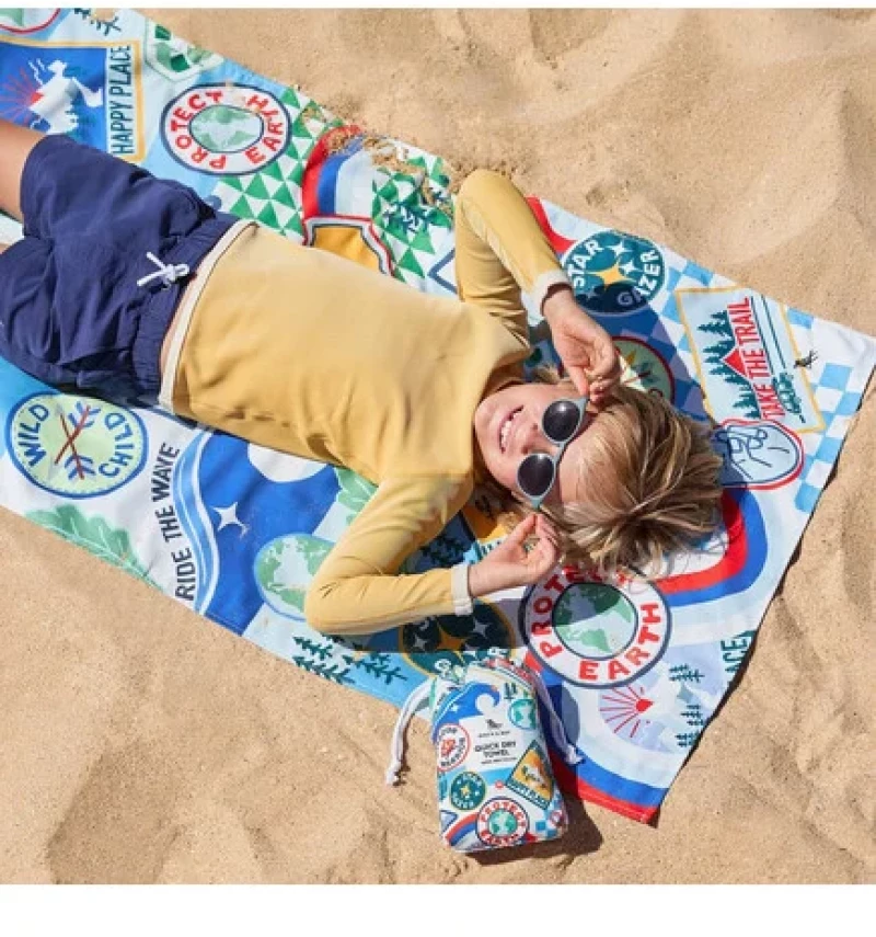 Dock & Bay Πετσέτα θαλάσσης - Into the Wild Microfiber  (Μικροϊνες) 160x90cm 5061011626233