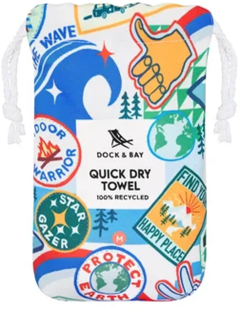 Dock & Bay Πετσέτα θαλάσσης - Into the Wild Microfiber  (Μικροϊνες) 160x90cm 5061011626233