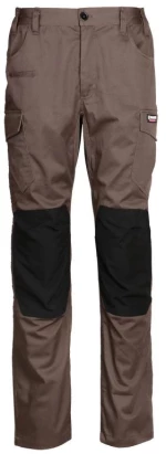 Παντελόνι εργασίας stretch με ενίσχυση στα γόνατα BROWN/BLACK