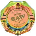 Raw Rainbow Glass Ashtray