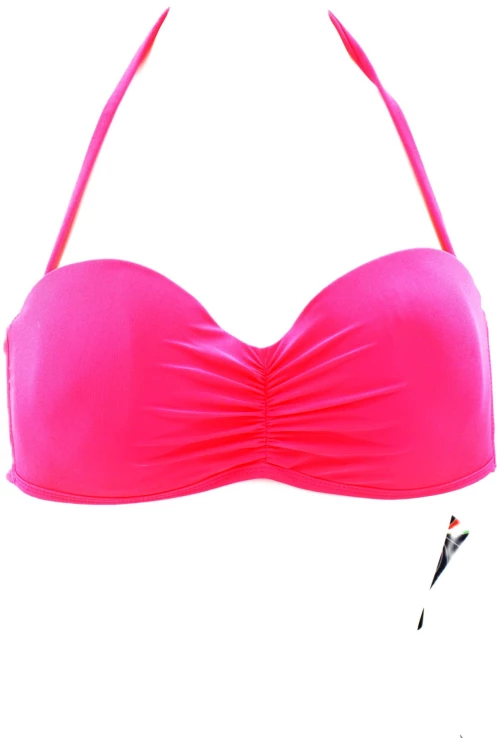 Γυναικείο μαγιό MI and MI τοπ σε  Pink   Bikini gold  k.26213