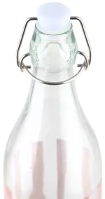Estia Μπουκάλι Νερού Γυάλινο Ligne 1000ml Ροζ 01-39615