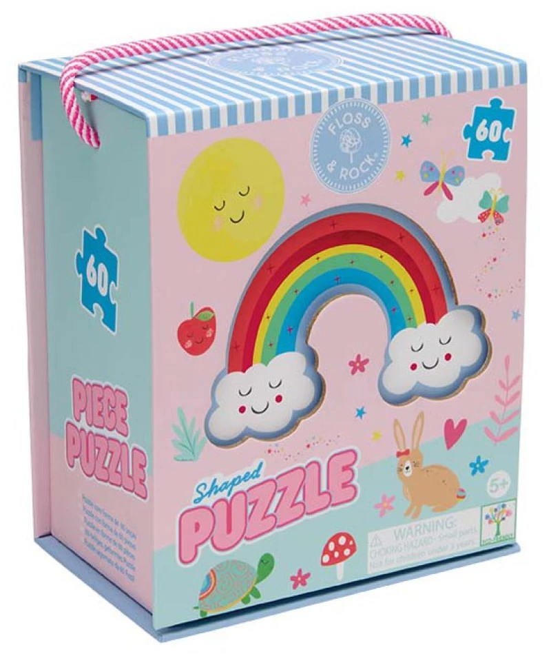 Floss & Rock Παζλ με Σχήμα Rainbow Fairy 60τμχ. 52P6282