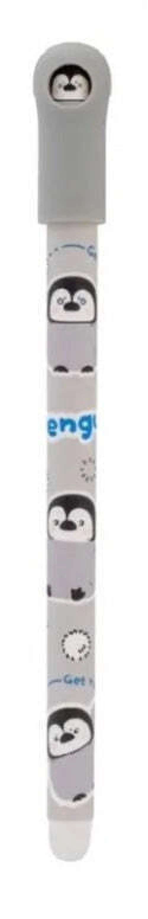 Στυλό Gel Erase M&G Little Snow Ball 0.5mm Πιγκουίνος Γκρι