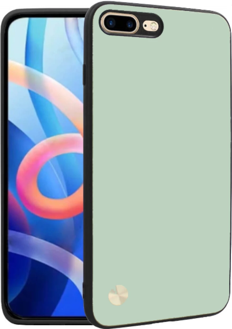 Θήκη iPhone 8 Plus / 7 Plus Bodycell Vegan Cover Σκληρή - Light Green (5206015076077)