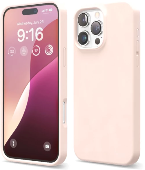 Θήκη iPhone 16 Pro Max Elago Silicone Case Premium Σιλικόνης - Lovely Pink (ES16SC69PRO-LPK)
