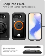 Θήκη Google Pixel 10a Spigen Tough Armor MagFit Ανθεκτική με MagSafe & KickStand - Black (ACS11280)