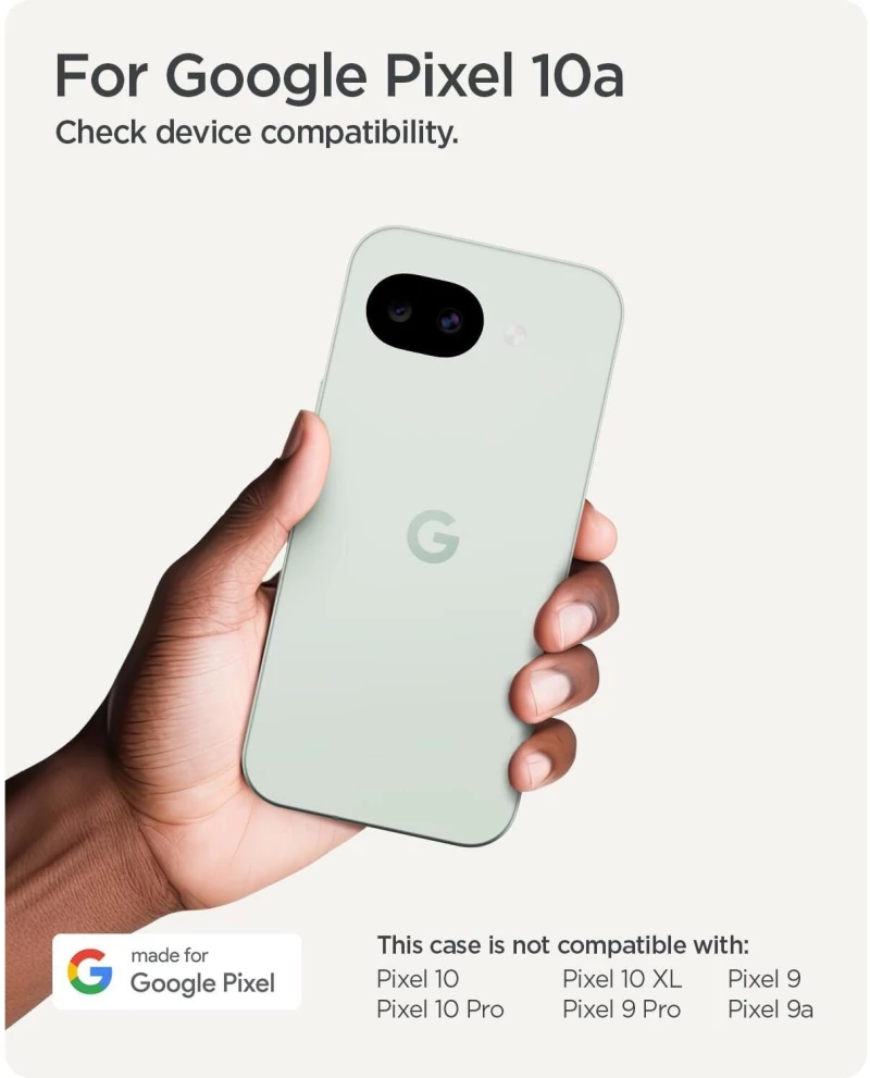 Θήκη Google Pixel 10a Spigen Tough Armor MagFit Ανθεκτική με MagSafe & KickStand - Black (ACS11280)