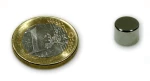 Μαγνήτης Δίσκος Φ9x7mm Νεοδυμίου Δύναμη Έλξης 2,7kg