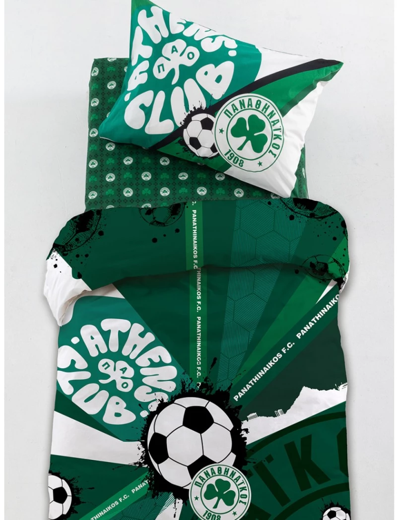 Ζεύγος Μαξιλαροθήκες Panathinaikos F.C. Fc12 52x72