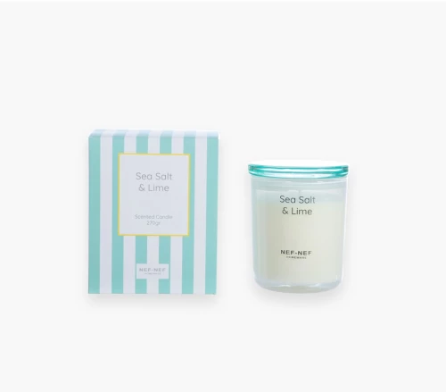 Αρωματικό Κερί Nef-Nef Sea Salt Lime Aqua 270 gr