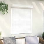 Ρολό εισόδου Λευκός 100 x 130 cm Αλουμίνιο και Πολυουρεθάνη Λευκό 42047055