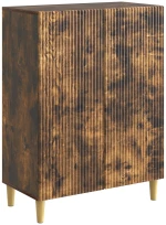 Πλαϊνό γραφείο Καπνισμένο Ξύλο Δρυός 66 x 34,5 x 90 εκ Καφέ 894590