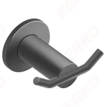 Άγκιστρο Μπάνιου Διπλό Ferro Ciriculus Gun Metal PVD (ASM06GM)