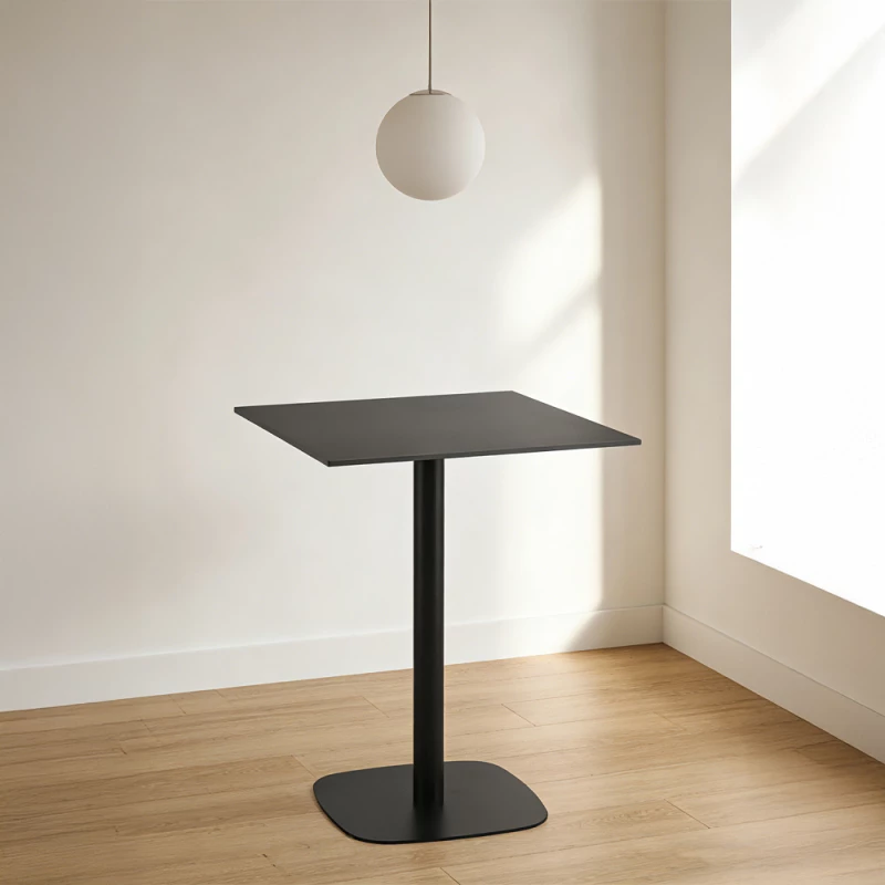 QUADRA ΤΡΑΠΕΖΙ ΜΑΥΡΟ 60x60x74cm
