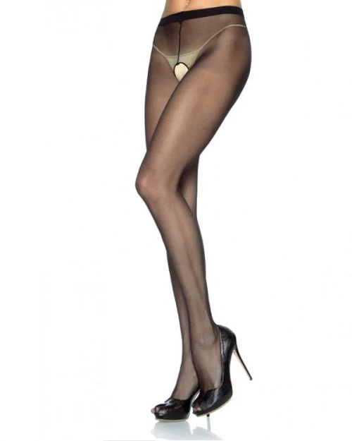 LEG AVENUE SHEER SUSPENDER PANTYHOUSE