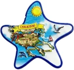 Τουριστικό μαγνητάκι Souvenir - Σετ 12pcs - Chalkidiki - 678580