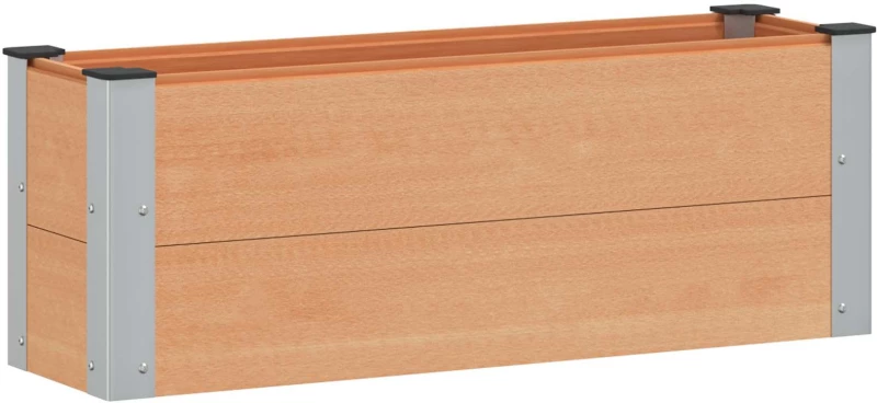 vidaXL Υπερυψωμένη Ζαρντινιέρα Καφέ 100 x 30 x 36 cm