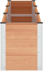vidaXL Υπερυψωμένη Ζαρντινιέρα Καφέ 300 x 50 x 54 cm