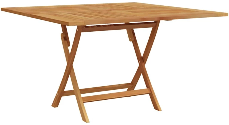 vidaXL Σέτ φαγητού για κήπο Καφέ Συμπαγές ξύλο teak