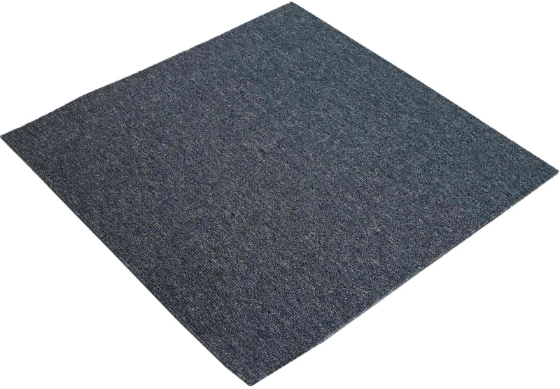 vidaXL Πλακάκι Χαλιού Μπλε Γκρι 50 x 50 cm 4 pcs