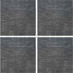 vidaXL Πλακάκι Χαλιού Γαλάζιο Γκρι 50 x 50 cm 4 pcs