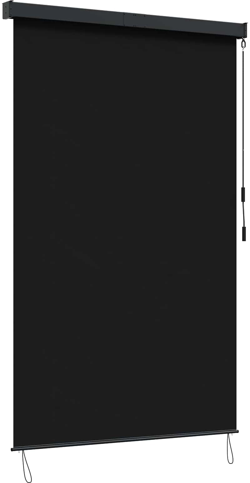 vidaXL Ρόλερ Μαύρο 140 x 250 cm Ύφασμα και Αλουμίνιο