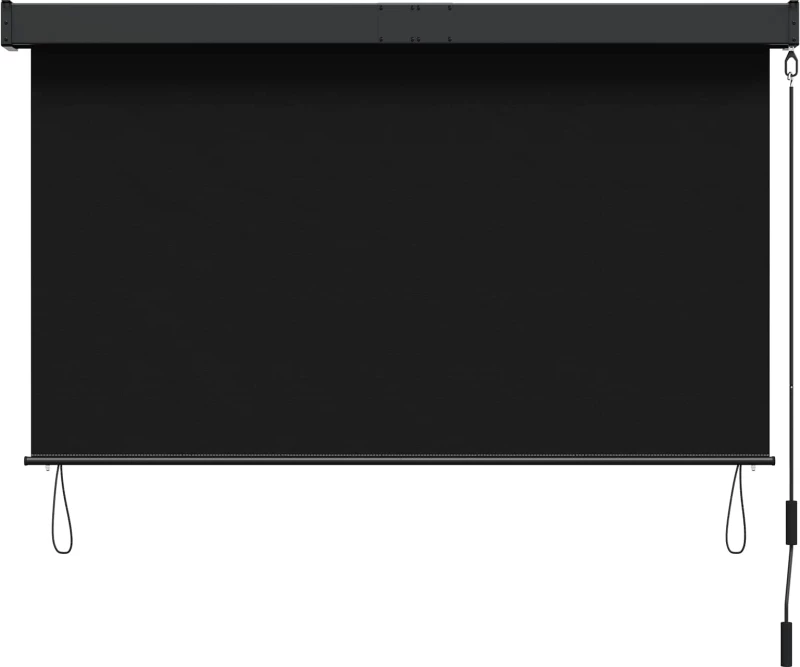 vidaXL Ρόλερ Μαύρο 140 x 250 cm Ύφασμα και Αλουμίνιο