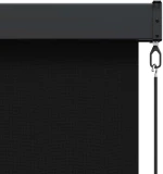 vidaXL Ρόλερ Μαύρο 140 x 250 cm Ύφασμα και Αλουμίνιο