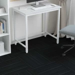 vidaXL Πλακάκι Χαλιού Ριγέ Σκούρο Γκρι 50 x 50 cm 36 pcs