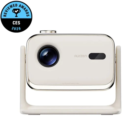 Aurzen BOOM mini Google TV Smart Projector Beige