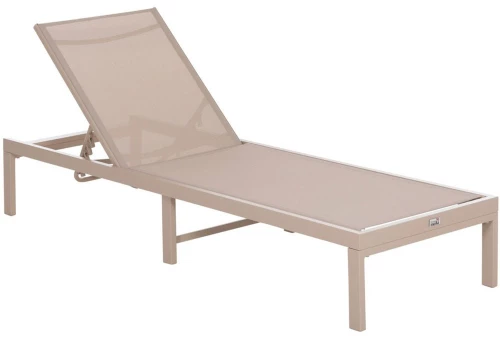 Ξαπλώστρα Thatcher HM5983.04 197x64x92cm Champagne