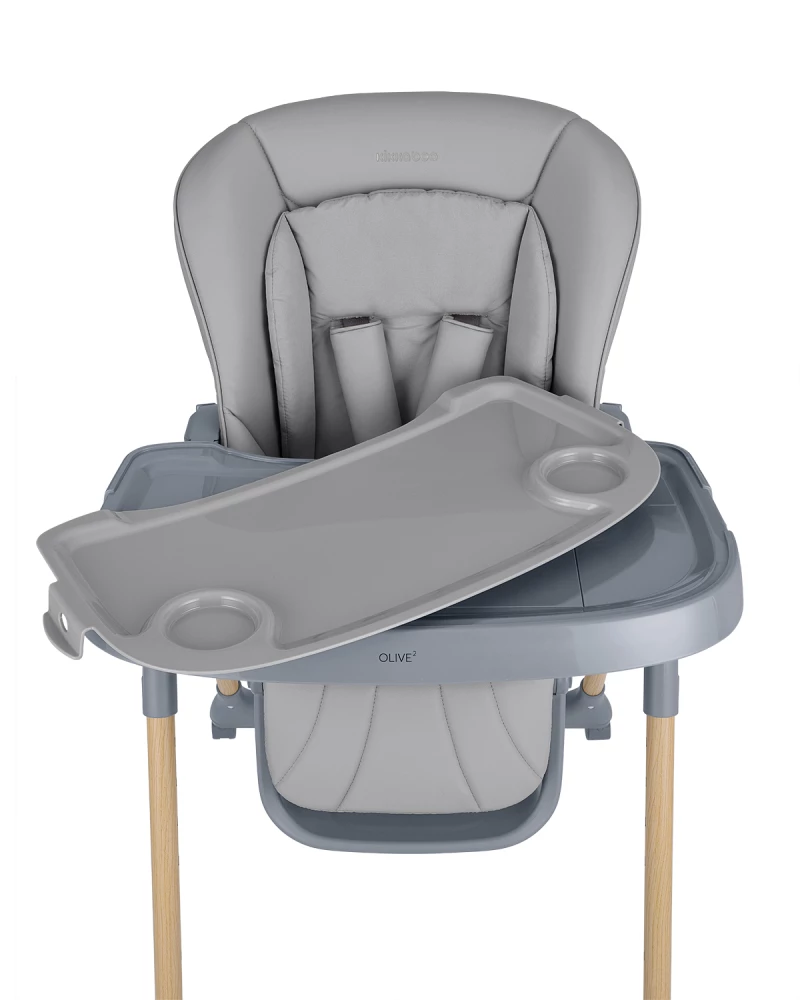 Kikka Boo Καρέκλα Φαγητού Olive 2  Grey 31004010208