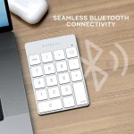 Αριθμητικό Πληκτρολόγιο Satechi Slim Wireless Keypad USB-C Ασύρματο Bluetooth από Αλουμίνιο - Silver (ST-KSALKPS)