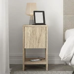 Κομοδίνο Ema χρώμα travertine 30x30x55εκ.