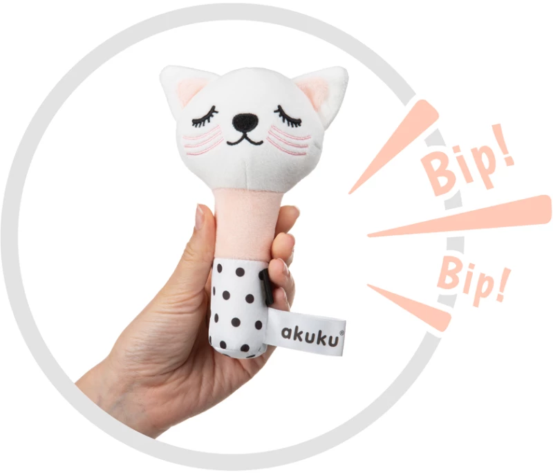 Βελούδινη Κουδουνίστρα Squeaker Cat